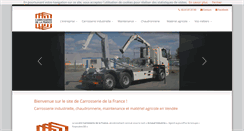 Desktop Screenshot of carrosseriedelafrance.com